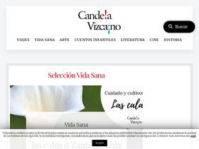 'candelavizcaino.es' screenshot