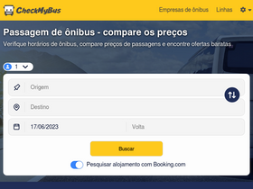 'checkmybus.com.br' screenshot