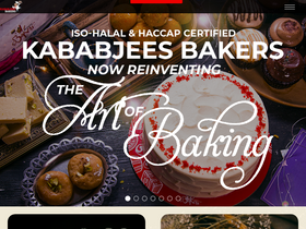 'thekababjeesbakers.com' screenshot