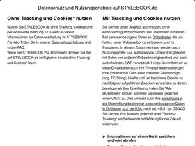 'stylebook.de' screenshot