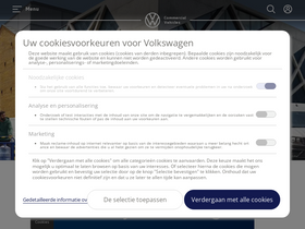'volkswagen-commercial-vehicles.be' screenshot
