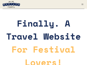 'onthebeatingtravel.com' screenshot