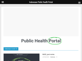 'indonesian-publichealth.com' screenshot