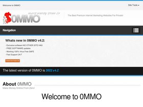 '0mmo.net' screenshot