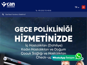 'izmircanhastanesi.com' screenshot