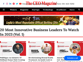 'theceo.in' screenshot