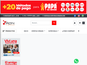 'adntienda.com' screenshot