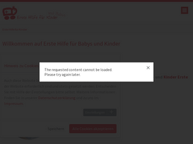'erste-hilfe-fuer-kinder.de' screenshot