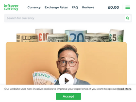 'leftovercurrency.com' screenshot