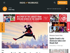 'radiomilwaukee.org' screenshot
