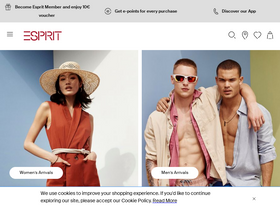 'esprit.eu' screenshot