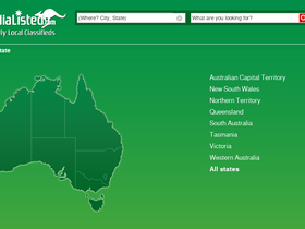 'australialisted.com' screenshot