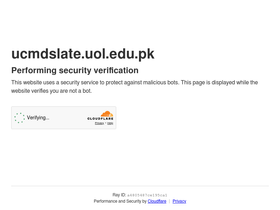 ucmdslate.uol.edu.pk Traffic Analytics, Ranking & Audience [April 2025 ...