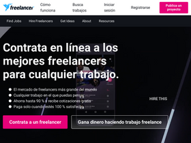 'freelancer.mx' screenshot