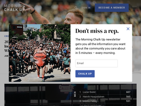 'morningchalkup.com' screenshot