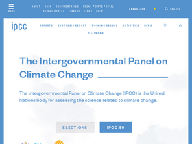 'ipcc.ch' screenshot