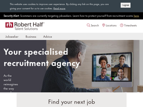 'roberthalf.com.au' screenshot