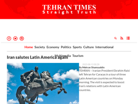 'tehrantimes.com' screenshot