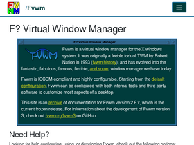 fvwm.org