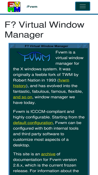 fvwm.org
