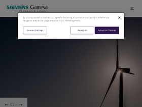 'siemensgamesa.com' screenshot