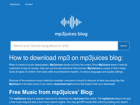 'mp3juices.blog' screenshot