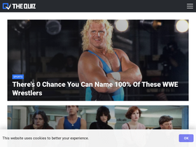 'thequiz.com' screenshot