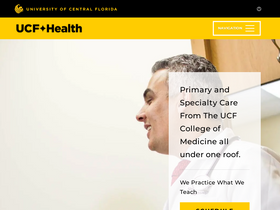 'ucfhealth.com' screenshot