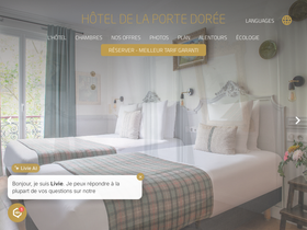 hoteldelaportedoree.com