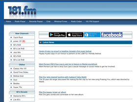 '181fm.com' screenshot