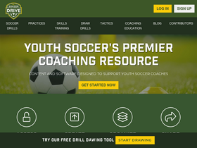 'soccerdrive.com' screenshot