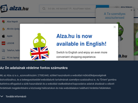 'alza.hu' screenshot