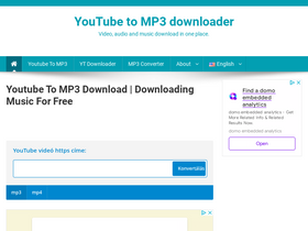 'vidtomp3.me' screenshot