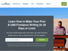 'locationrebel.com' screenshot