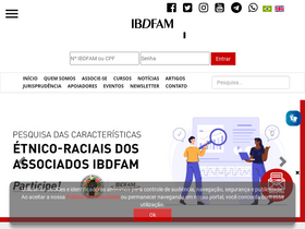 'ibdfam.org.br' screenshot