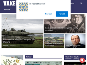 'vaken.se' screenshot