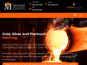 'midstatesrecycling.com' screenshot