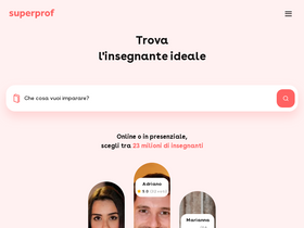 'superprof.it' screenshot