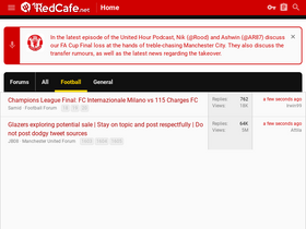 'redcafe.net' screenshot