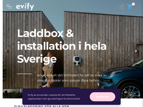 'evify.se' screenshot