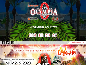 'mrolympia.com' screenshot