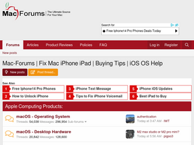 'mac-forums.com' screenshot