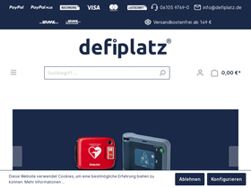defiplatz.de homepage screenshot