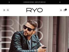 Theryostore homepage screenshot