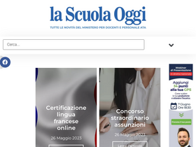 'lascuolaoggi.it' screenshot