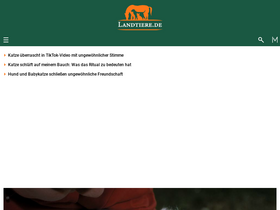 'landtiere.de' screenshot