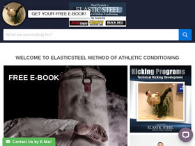 elasticsteel.com homepage screenshot