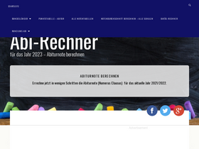 'abi-rechner.com' screenshot