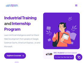 'devtown.in' screenshot