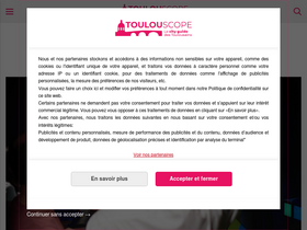 'toulouscope.fr' screenshot
